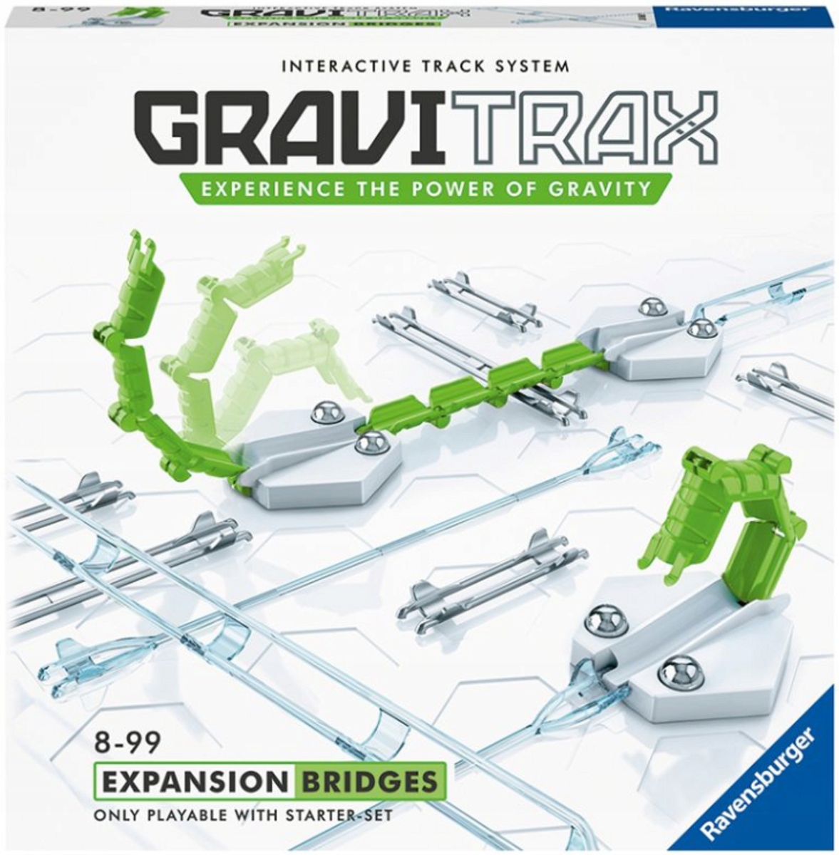 Ravensburger Zestaw Uzupełniający Gravitrax Mosty – Rozwiń swoją kreatywność w budowaniu torów