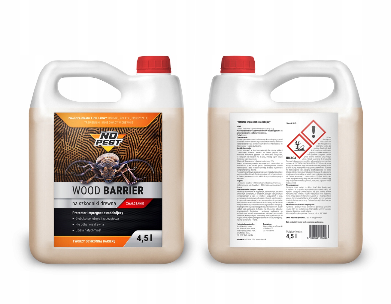 Zastosowanie preparatu 'Wood Barrier' – Zwalczanie korników, kołatków i spuszczy