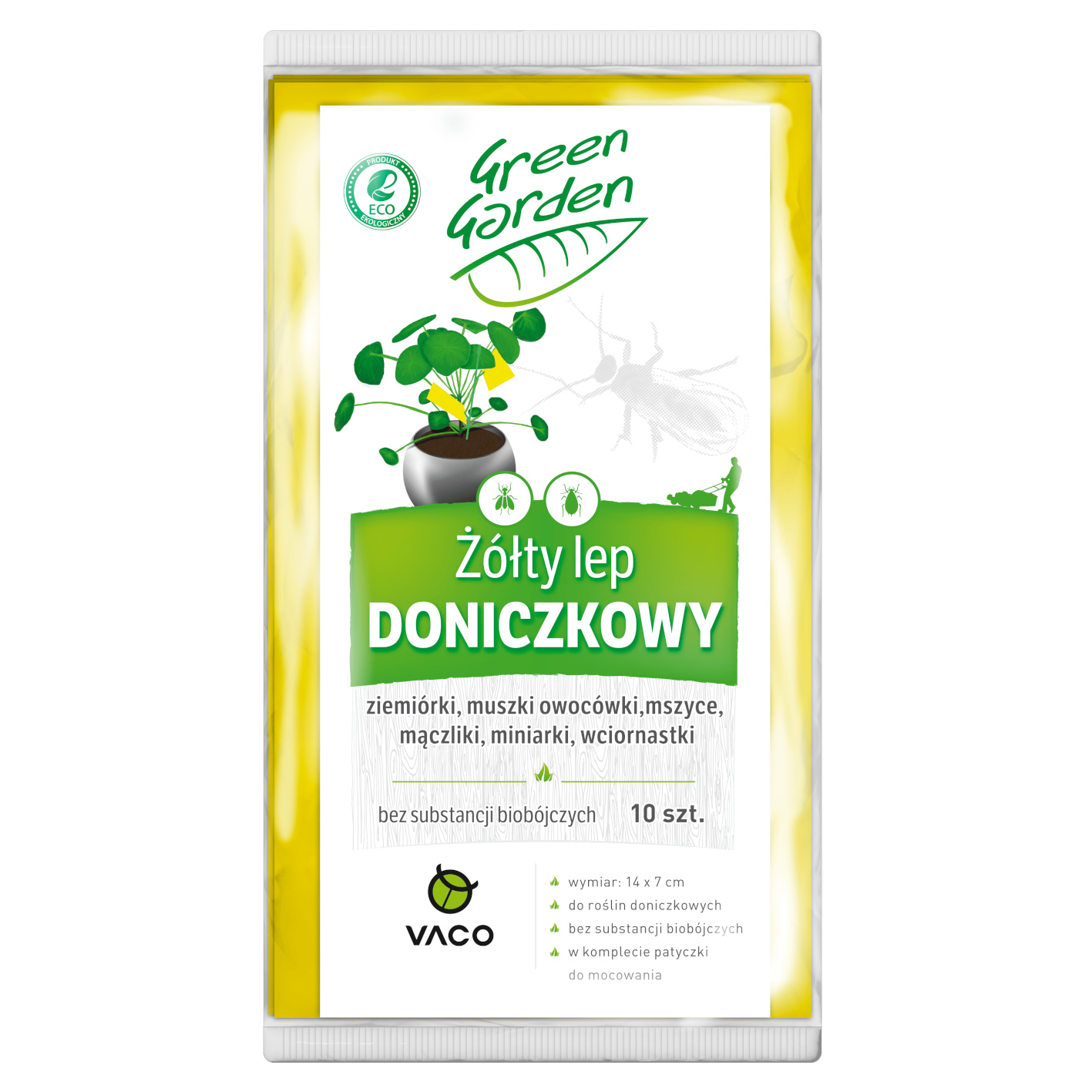 Efektywność żółtego koloru w wabieniu owadów