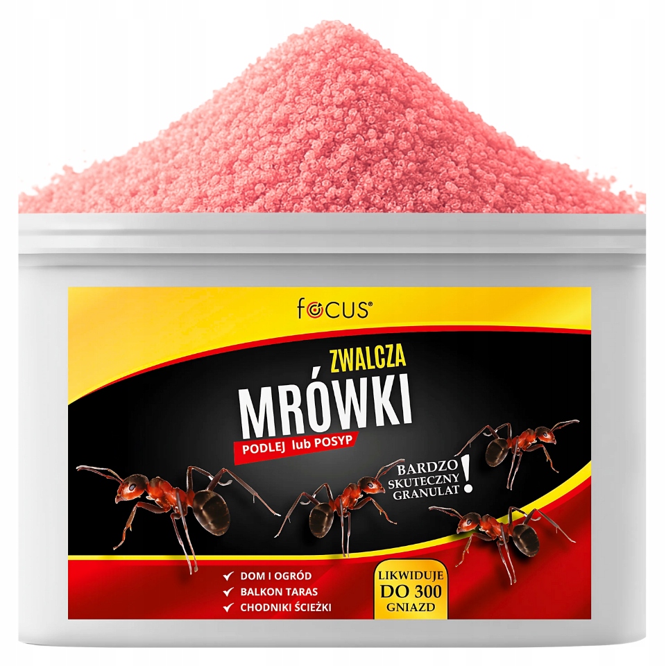 Środek na mrówki granulat Focus 3 kg – Skuteczna ochrona przed mrówkami