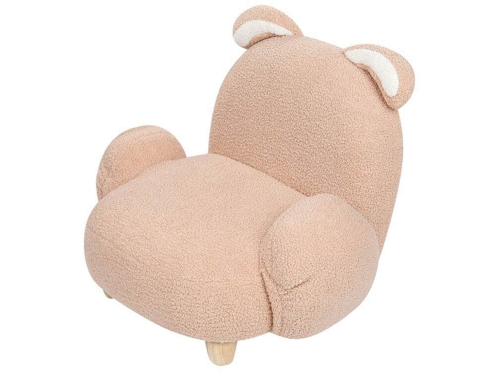 Fotel dziecięcy królik teddy beżowy KANNA Lumarko – Uroczy dodatek do pokoju Twojego dziecka