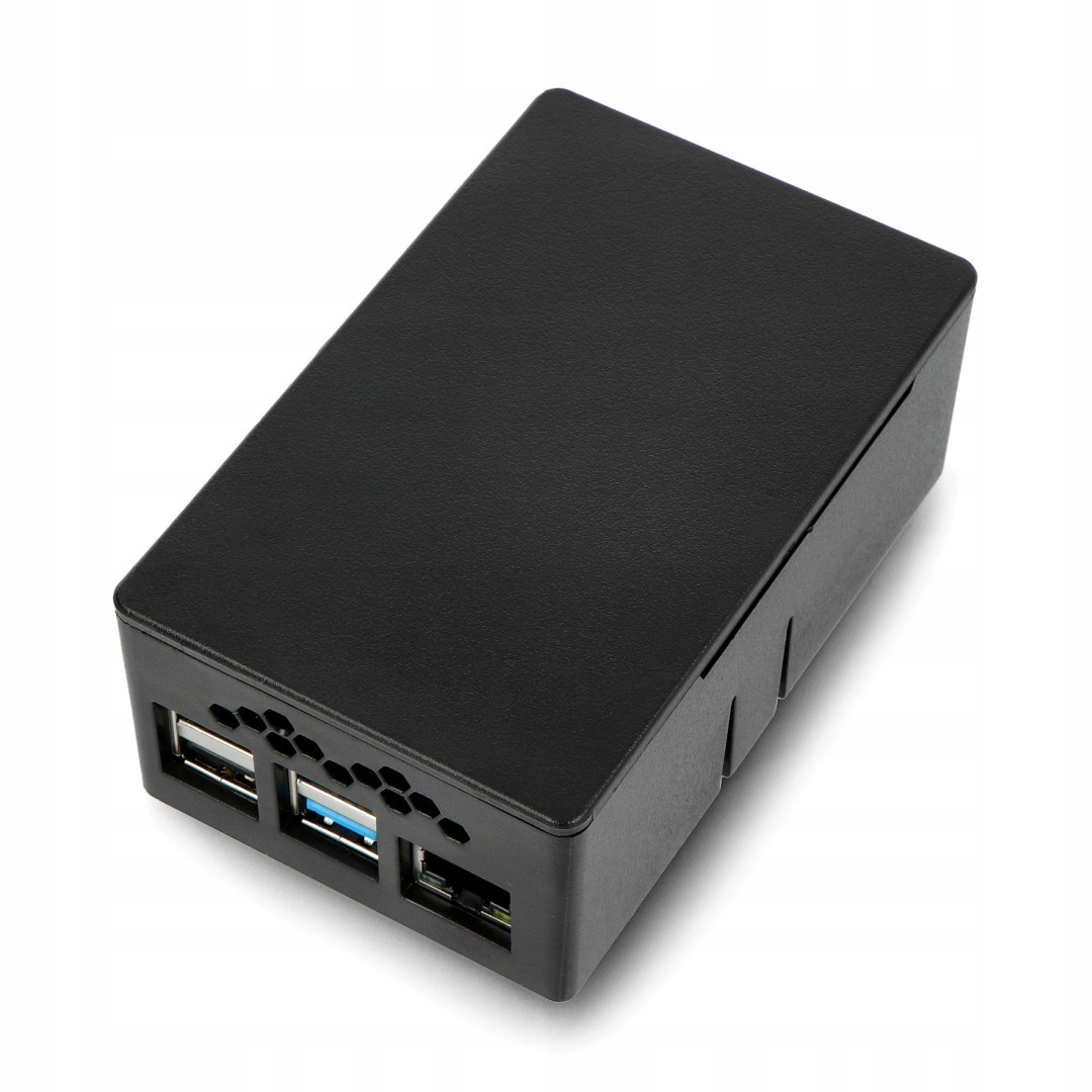 Obudowa HighPi Pro do Raspberry Pi 4B i HiFiBerry – uniwersalna, czarna