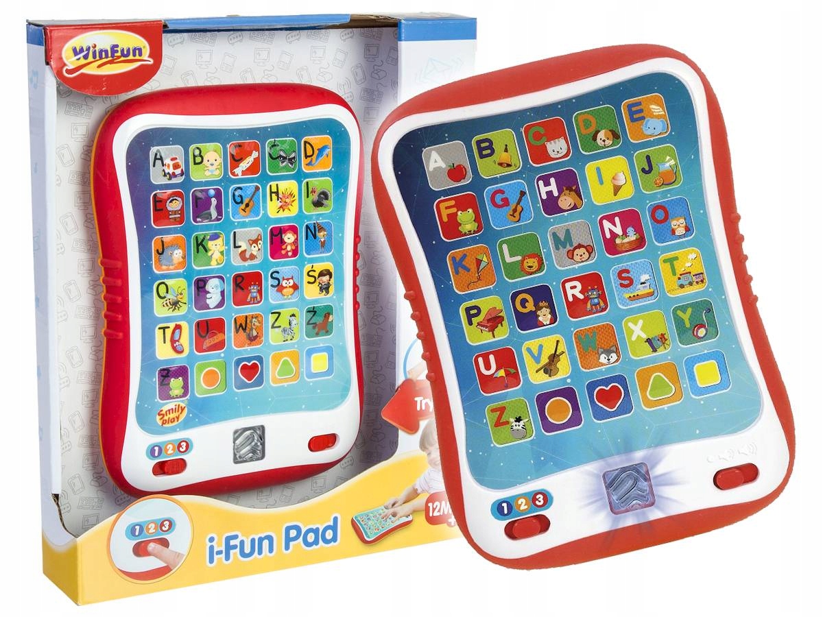SMILY PLAY Bystry tablet – Interaktywny tablet edukacyjny dla dzieci