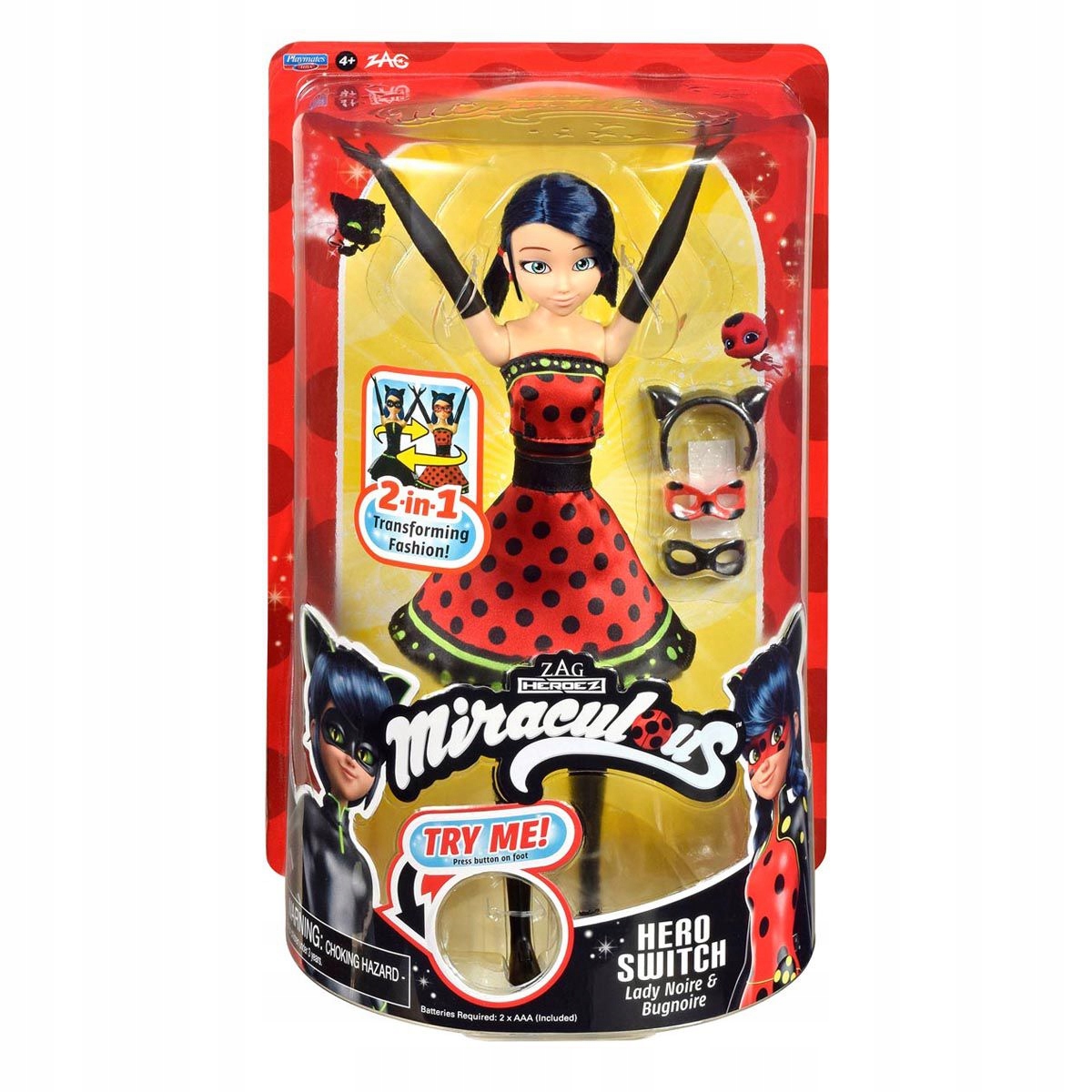 Wymiary i waga lalki Miraculous Fashion Hero