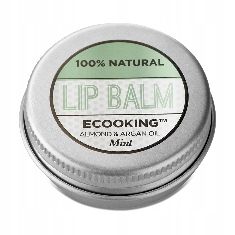 Ecooking Maitinamasis lūpų balzamas Ecooking Mint 15 ml – Idealne nawilżenie dla Twoich ust