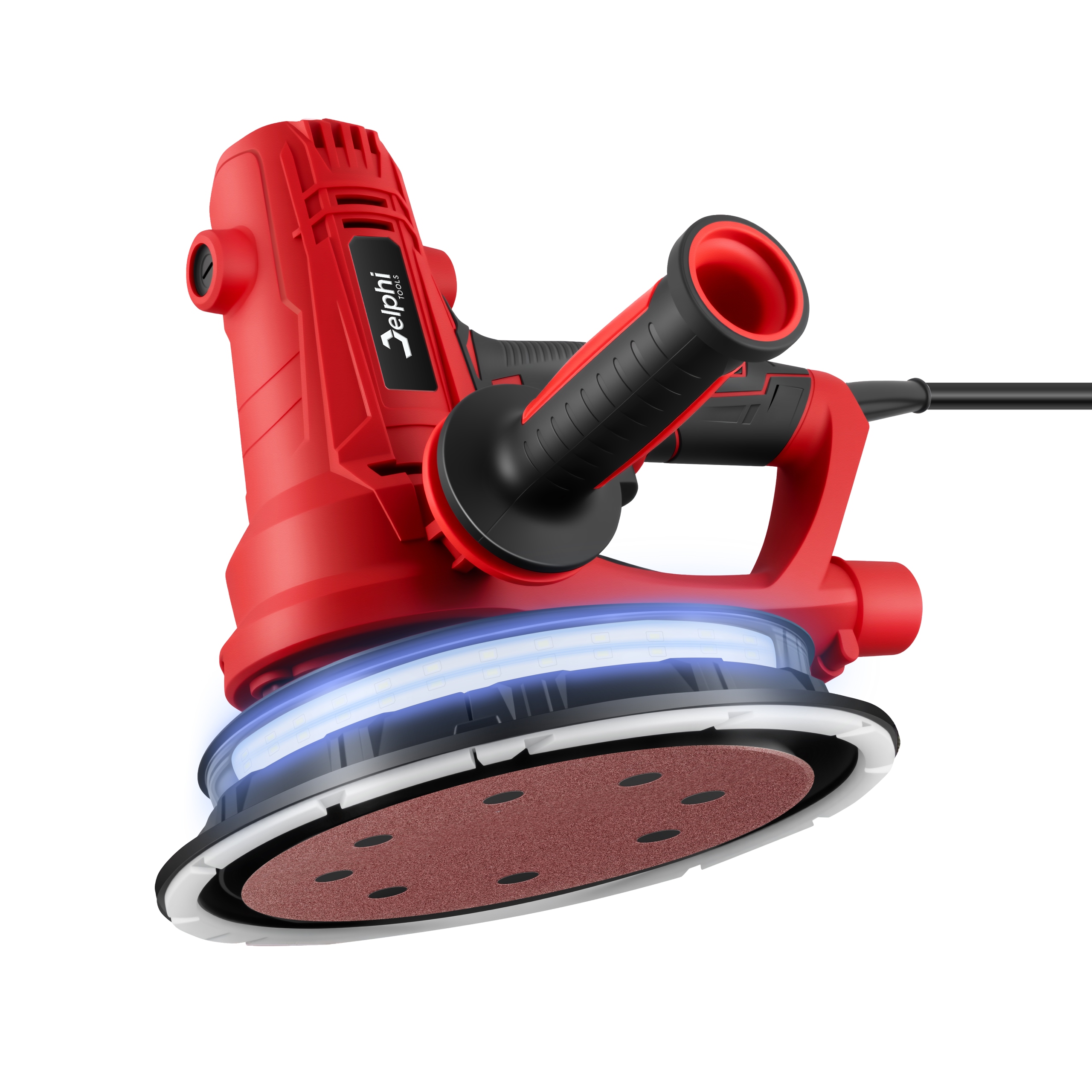 SZLIFIERKA DO GIPSU GŁADZI ŚCIAN TYNKÓW PŁYT SUFITÓW SIECIOWA LED WOREK – Idealne narzędzie do szlifowania