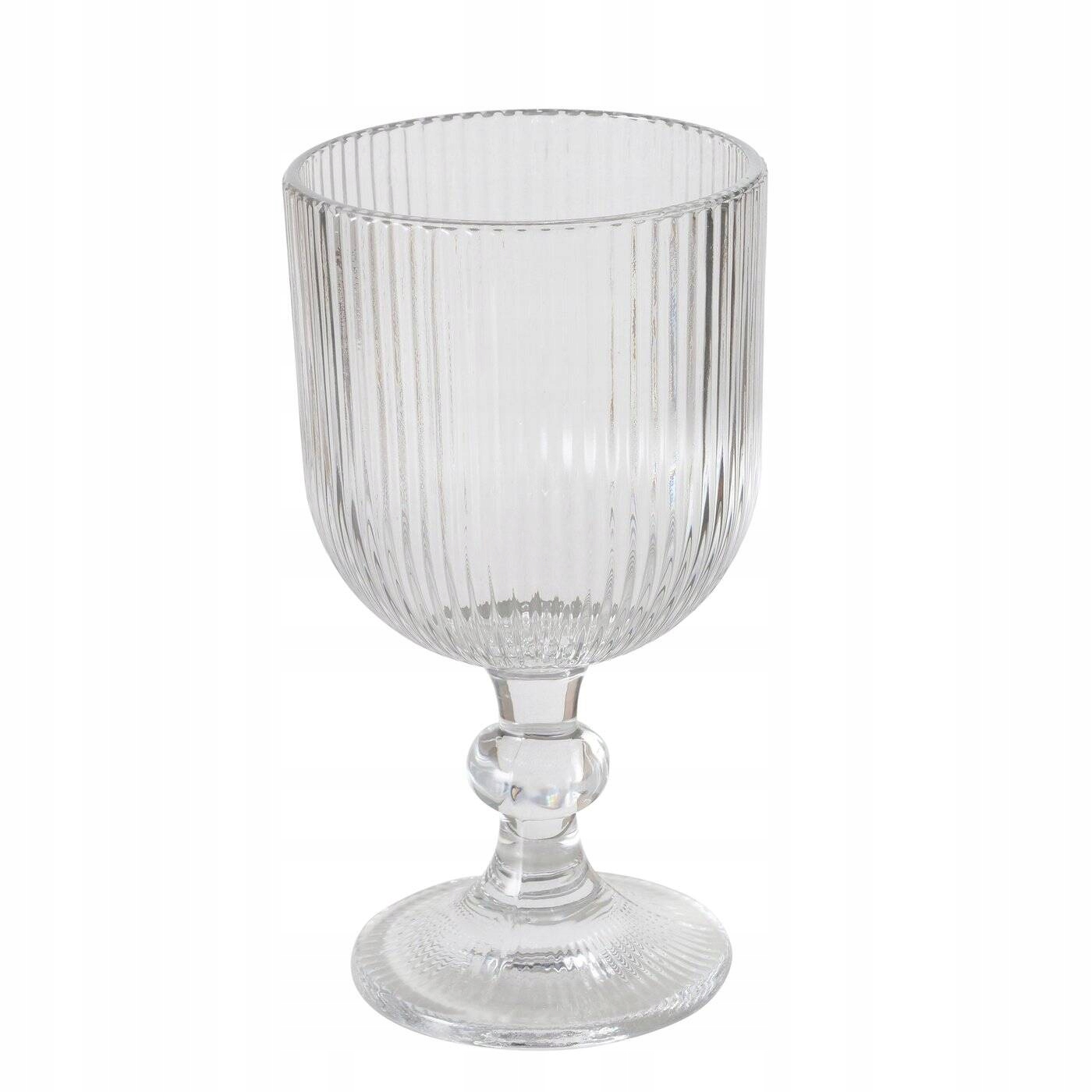 Kieliszek do wina z ryflowanego szkła RIGANO – Elegancja w każdym łyku