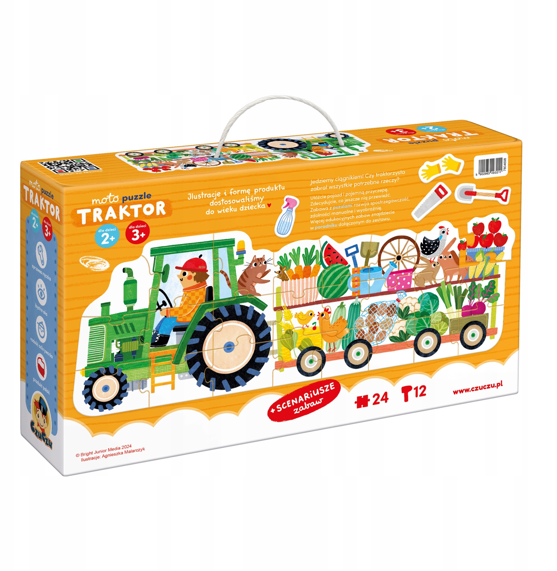 Kreatywne układanki dla dzieci 2+ i 3+