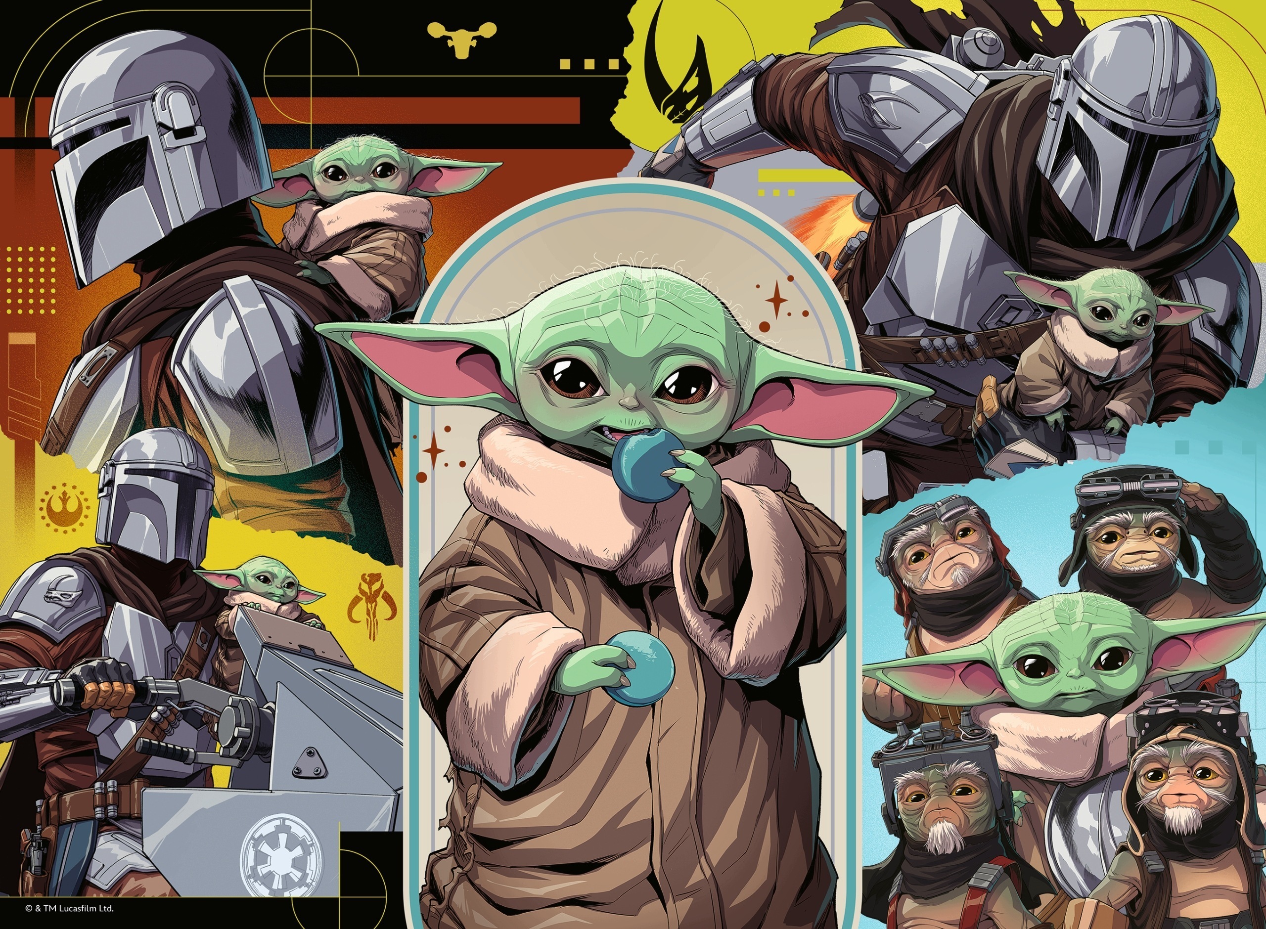 Oficjalna licencja Star Wars – Mandalorian i Grogu w Twoim pokoju