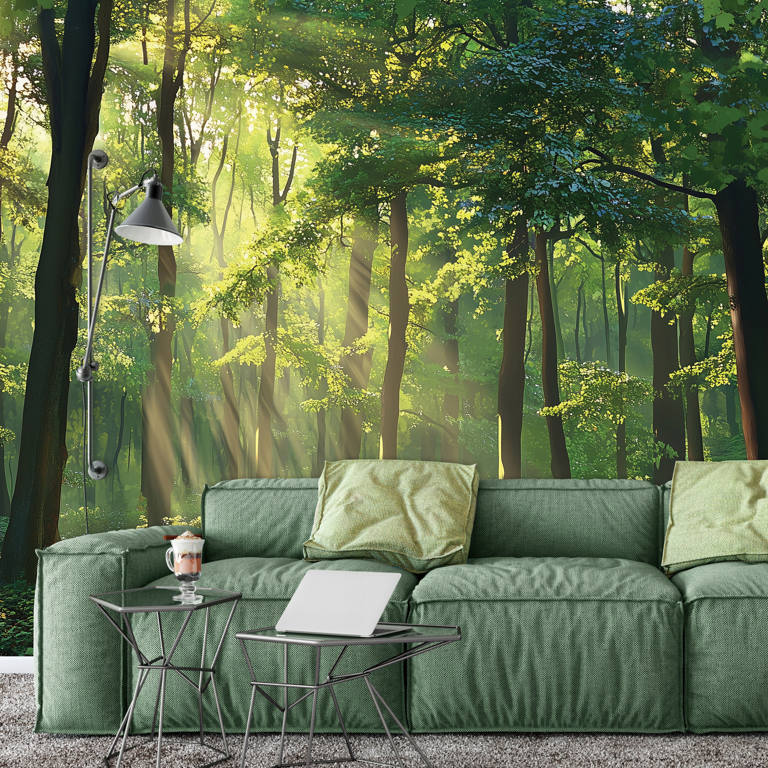 Nowoczesny design z motywem roślinnym i 3D