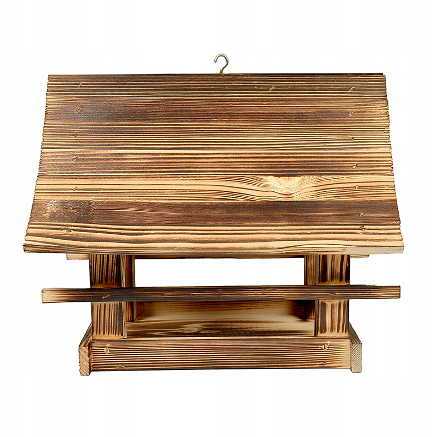 Praktyczne rozwiązania w karmniku – Haczyk do zawieszenia i listwy zapobiegające wysypywaniu pokarmu