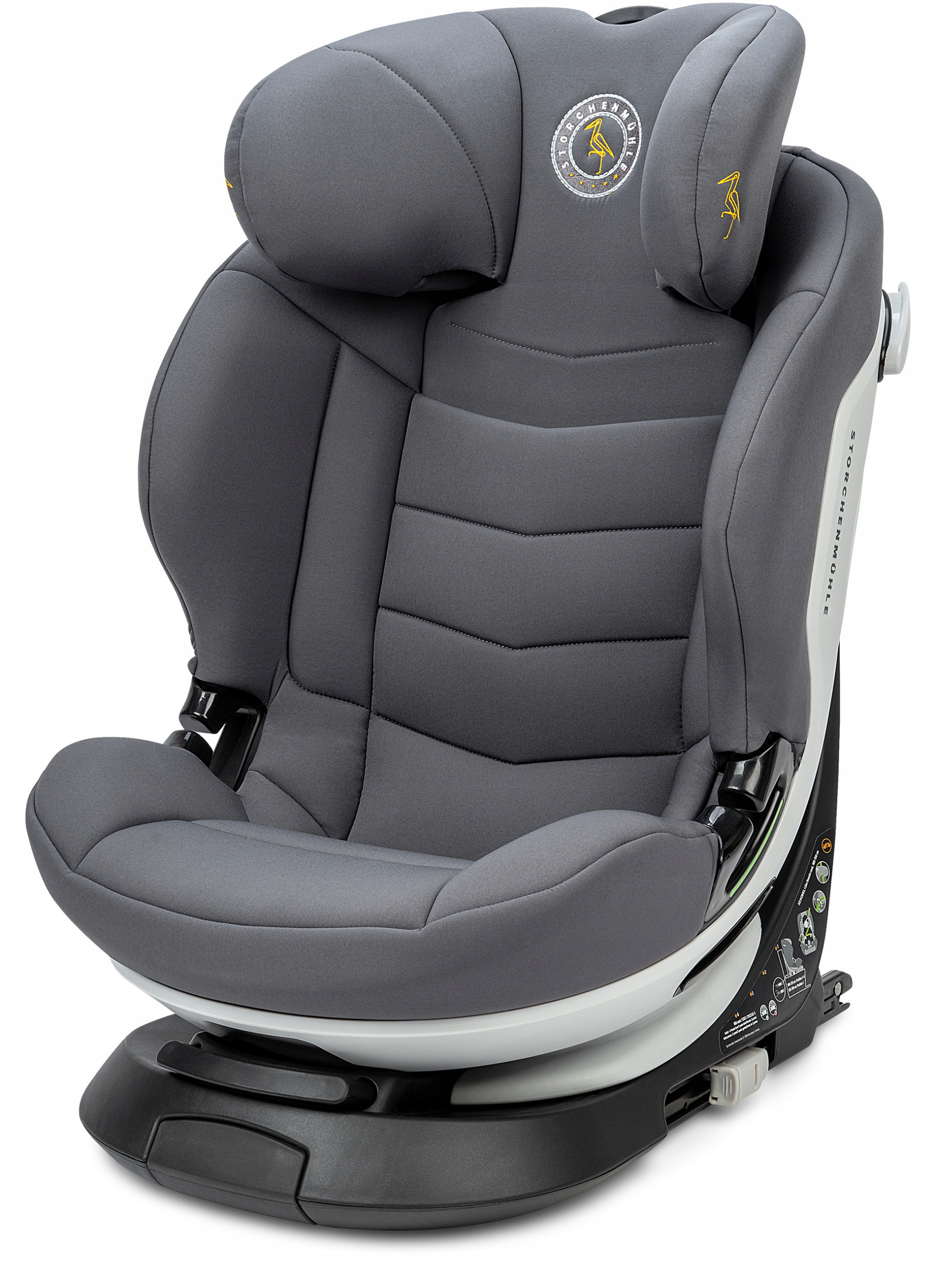 Storchenmuhle NIKI NEXT fotelik samochodowy R129/03 i-Size 100-150 Asphalt – Bezpieczeństwo i komfort w podróży