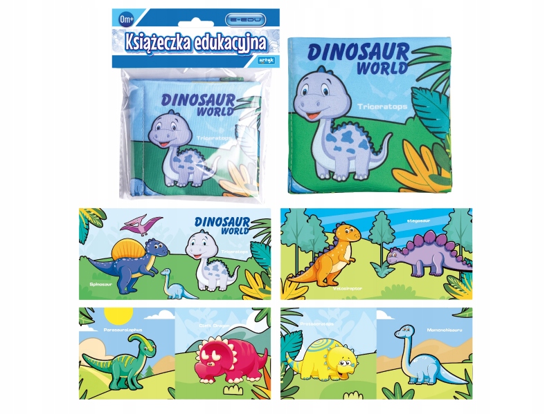 Książeczka malucha e-edu dinozaury – Odkryj fascynujący świat dinozaurów