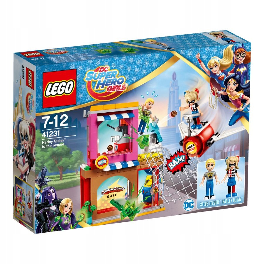 LEGO DC Super Hero Girls Harley Quinn na ratunek (41231) – Akcja i przygoda w Twoim domu!