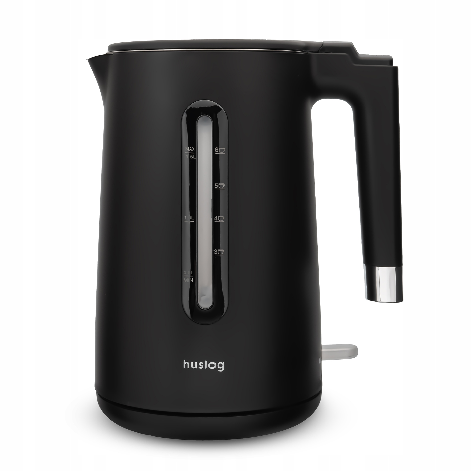 Czajnik elektryczny Huslog double-wall ze wskaźnikiem wody 1,5L – Wydajność i styl w Twojej kuchni