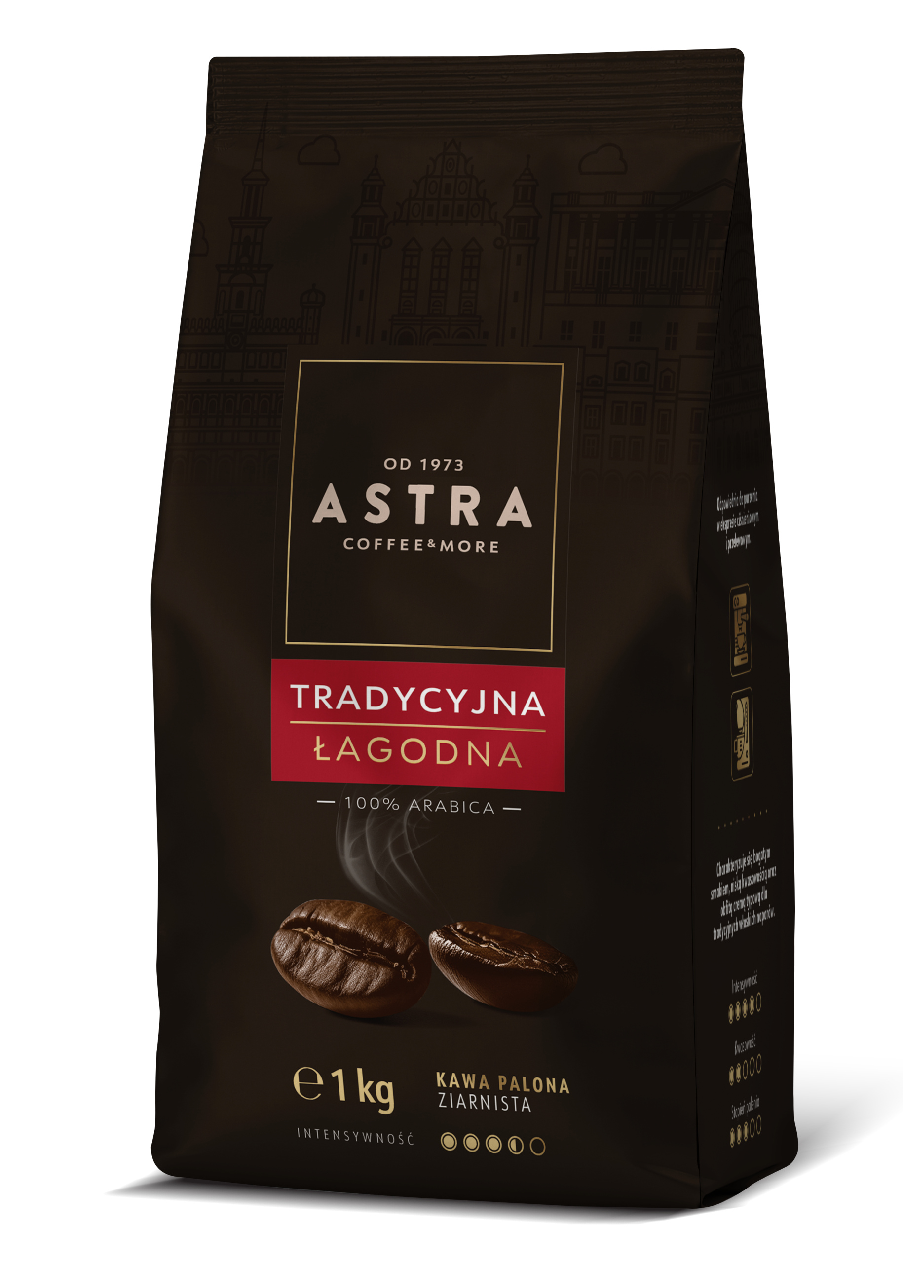 Kawa Astra Tradycyjna 1 kg – Doskonały wybór dla miłośników kawy