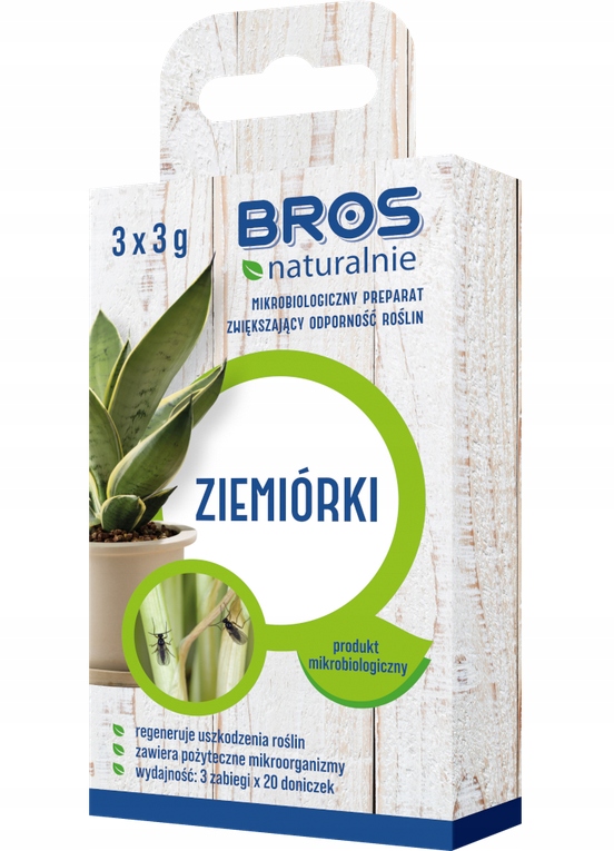 Bros Naturalnie* – Preparat na ziemiórki zwiększający odporność roślin 9g