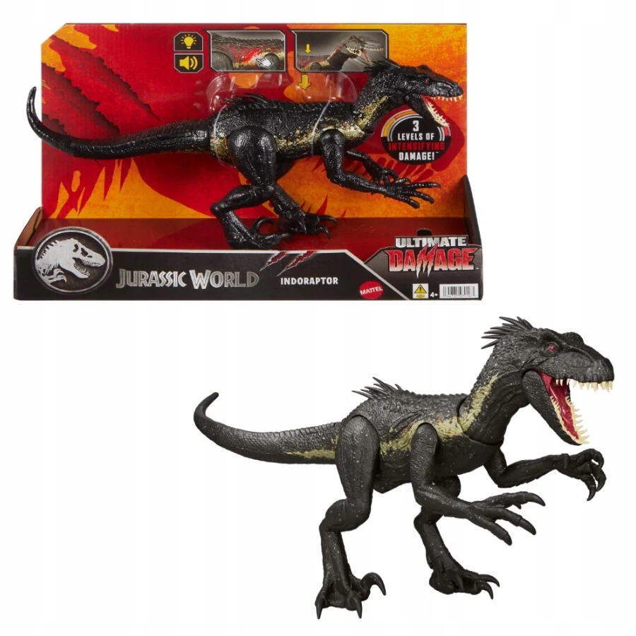 JURASSIC WORLD Indoraptor JCG26 – Emocjonująca przygoda w świecie dinozaurów