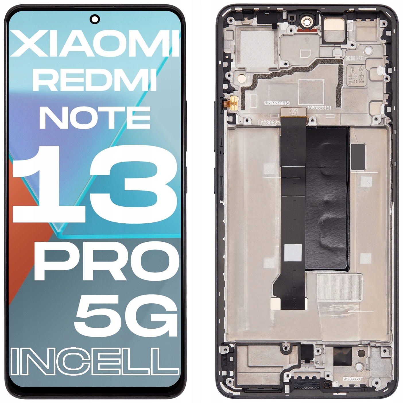 Wyświetlacz do Xiaomi Redmi Note 13 Pro 5G LCD Incell Ramka – Idealne rozwiązanie dla Twojego smartfona