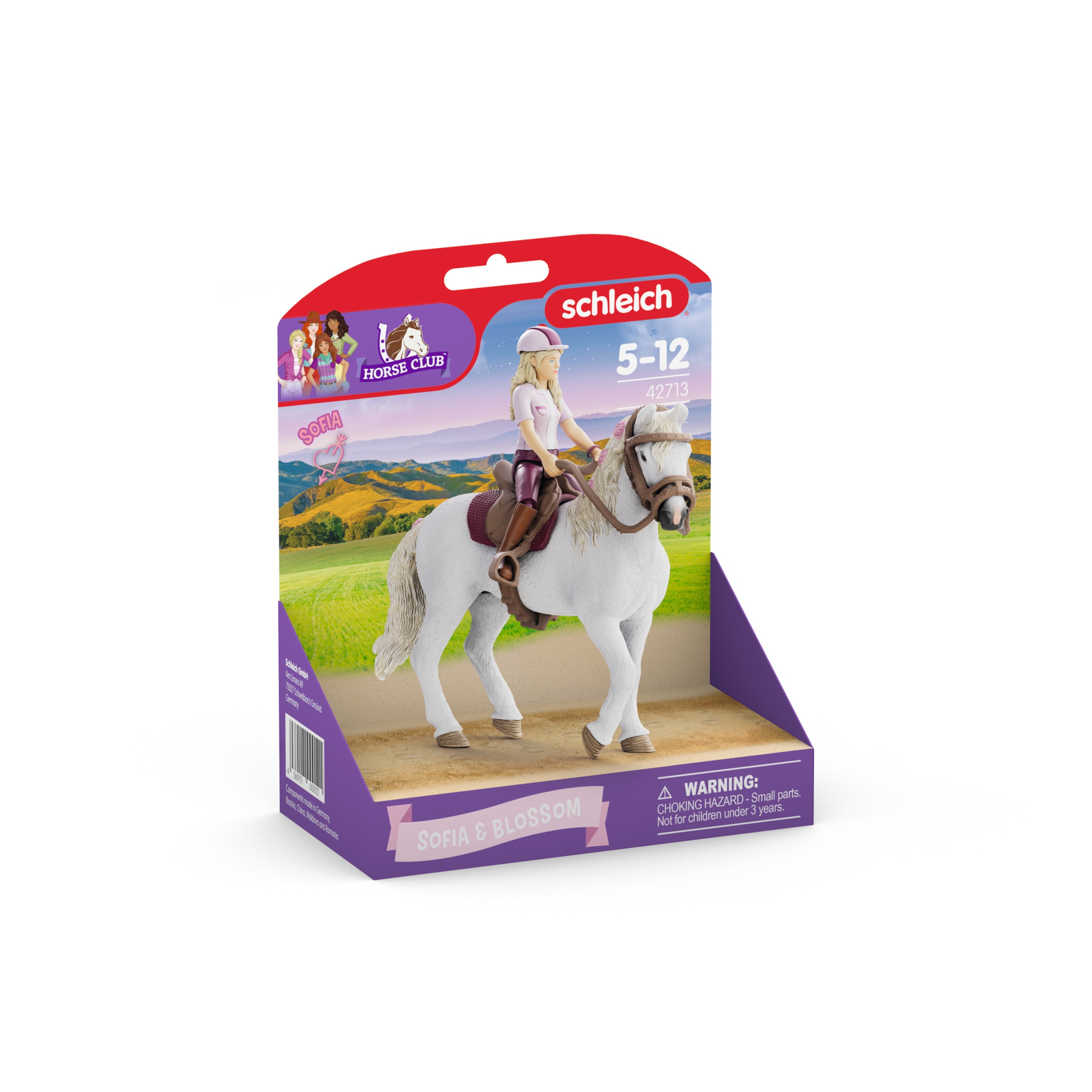 Schleich Horse Club 42713 Sofia & Blossom – Zestaw do zabawy dla dzieci