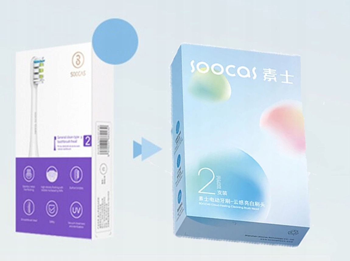 Końcówki do szczoteczki SOOCAS X3, X3U, X5, V1 – Oryginalne i skuteczne