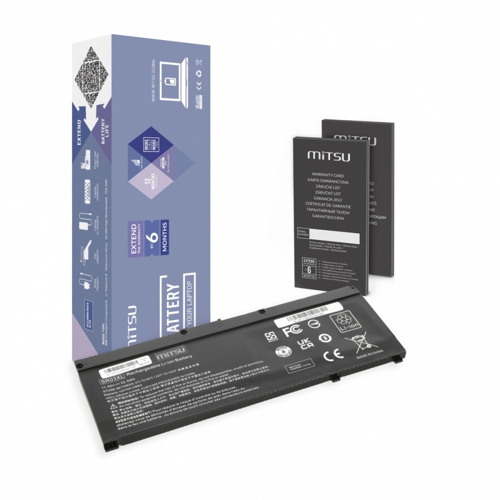 Bateria SR03XL do HP Gaming 15 17 Omen 15-DC – Wydajność i niezawodność