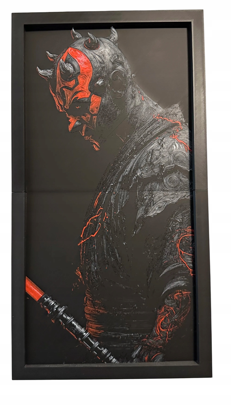 Obraz Darth Maul Hueforge Star Wars 20x40cm – Wyjątkowa dekoracja dla fanów