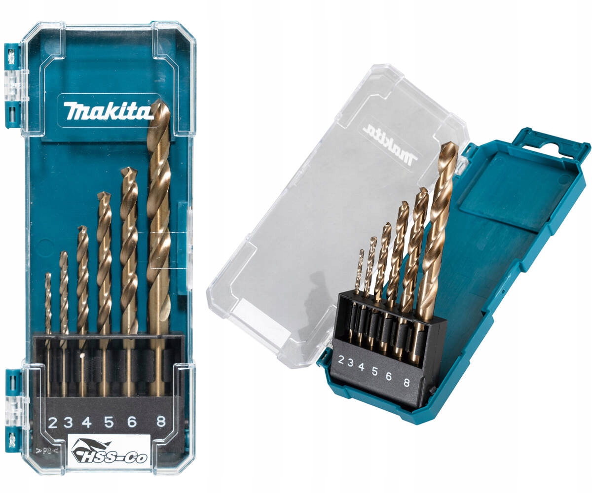 Wiertło Makita Zestaw Wierteł do Metalu HSS-Co 6szt. – Profesjonalne narzędzie do wiercenia