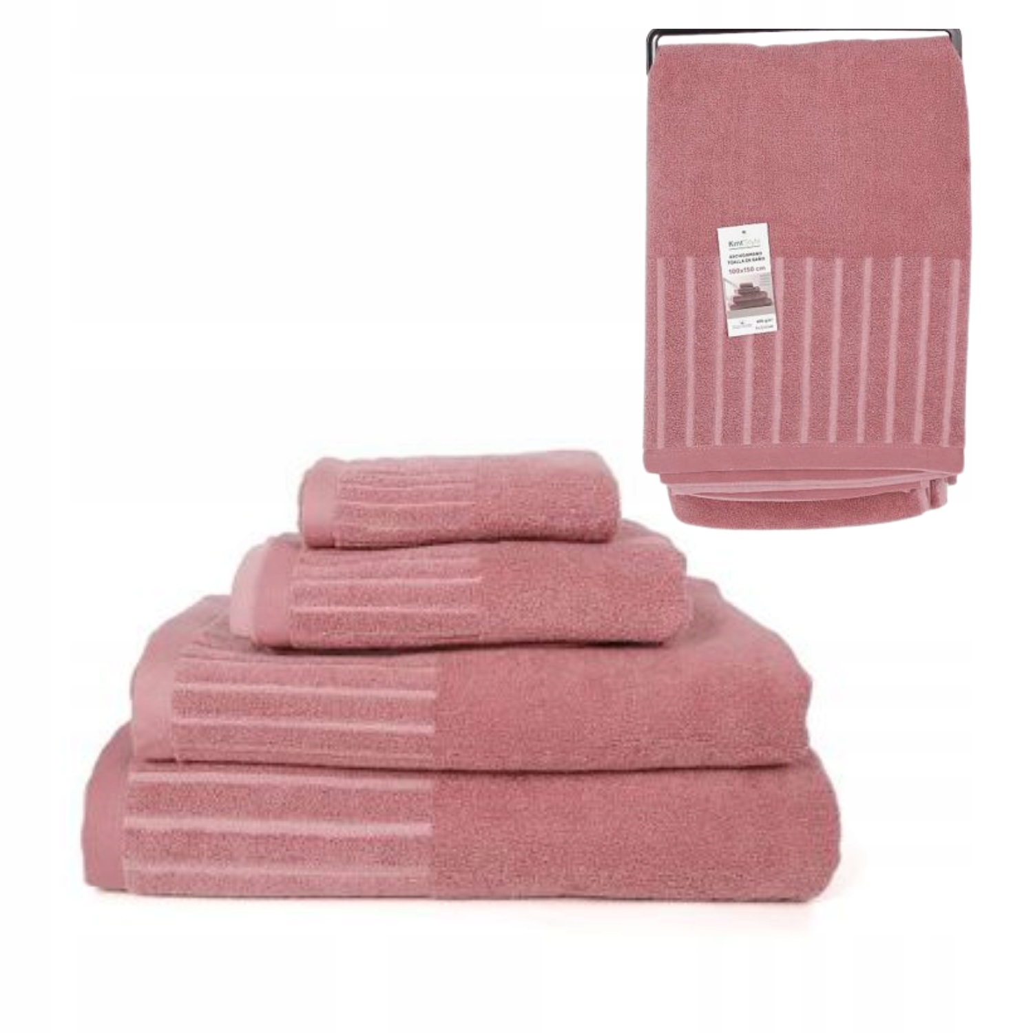 Ręcznik 100x150 SOFT TOUCH 400g różowy – Komfort i elegancja w każdej łazience
