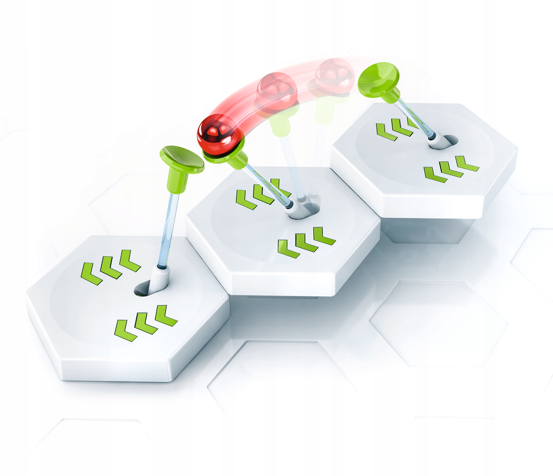 Efektowne przenoszenie kulek nad szczeliną