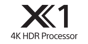 Logo procesora obrazu 4K HDR Processor X1™