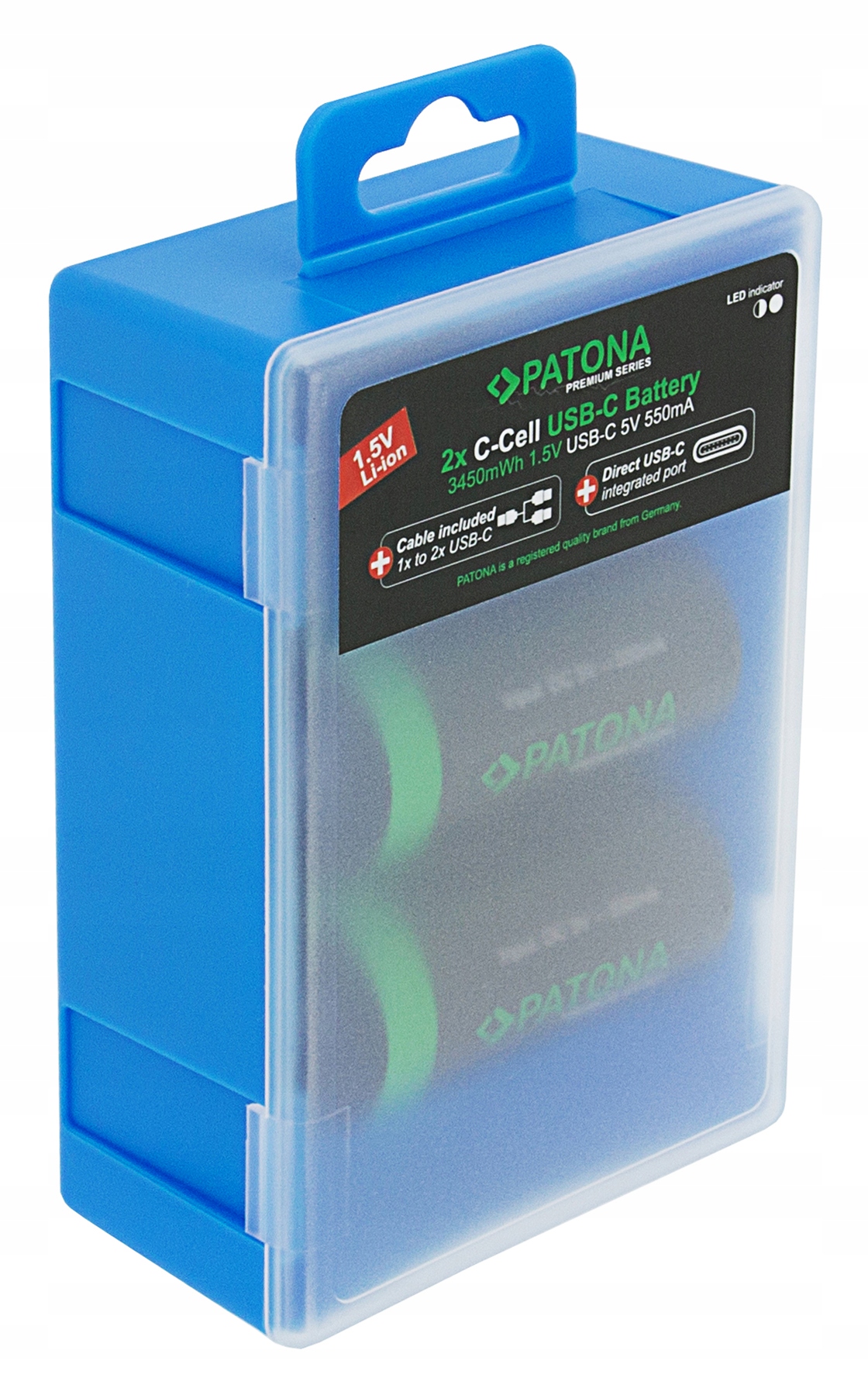 Zintegrowana dioda LED jako wskaźnik ładowania