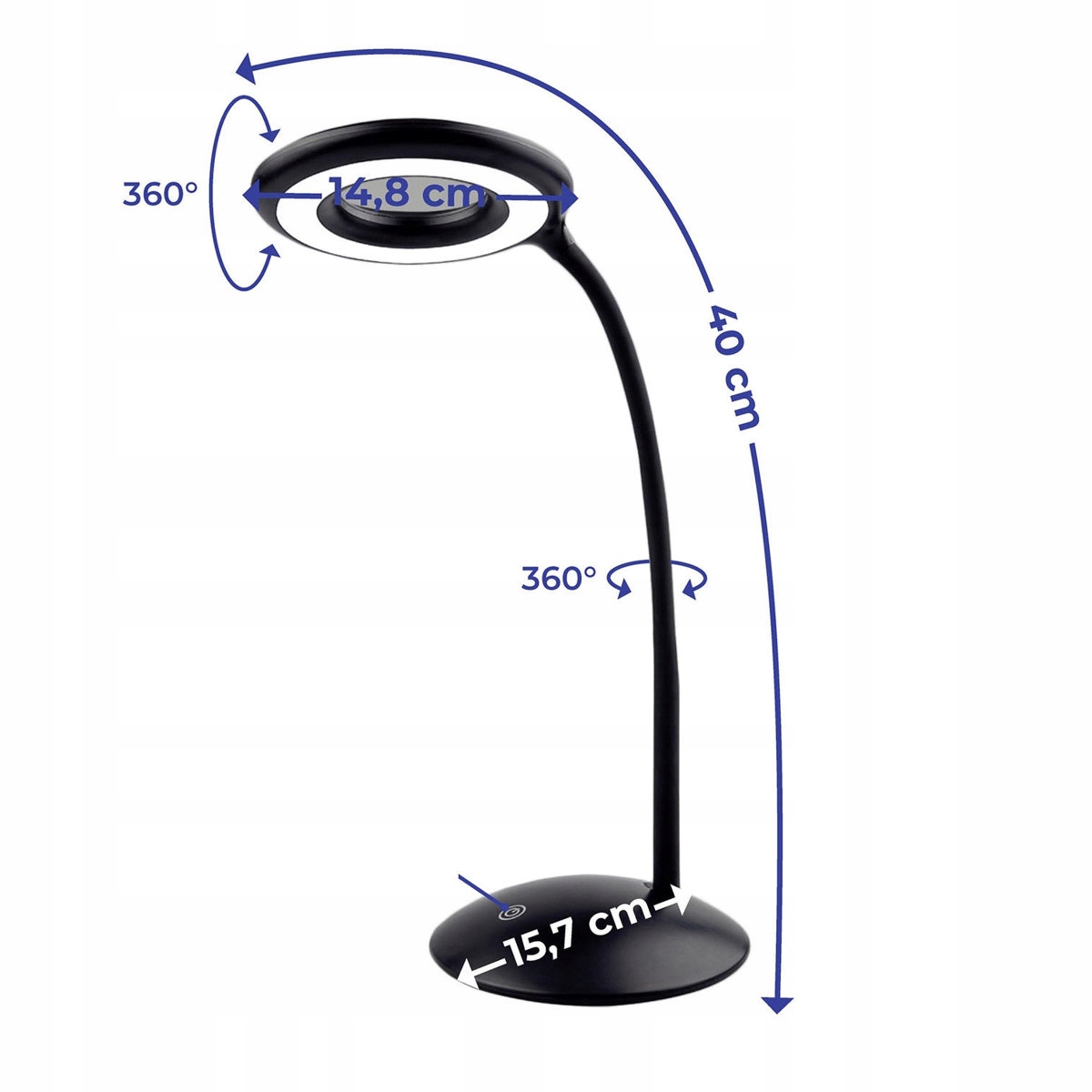 Elastyczna konstrukcja – Dostosuj kąt oświetlenia do swoich potrzeb