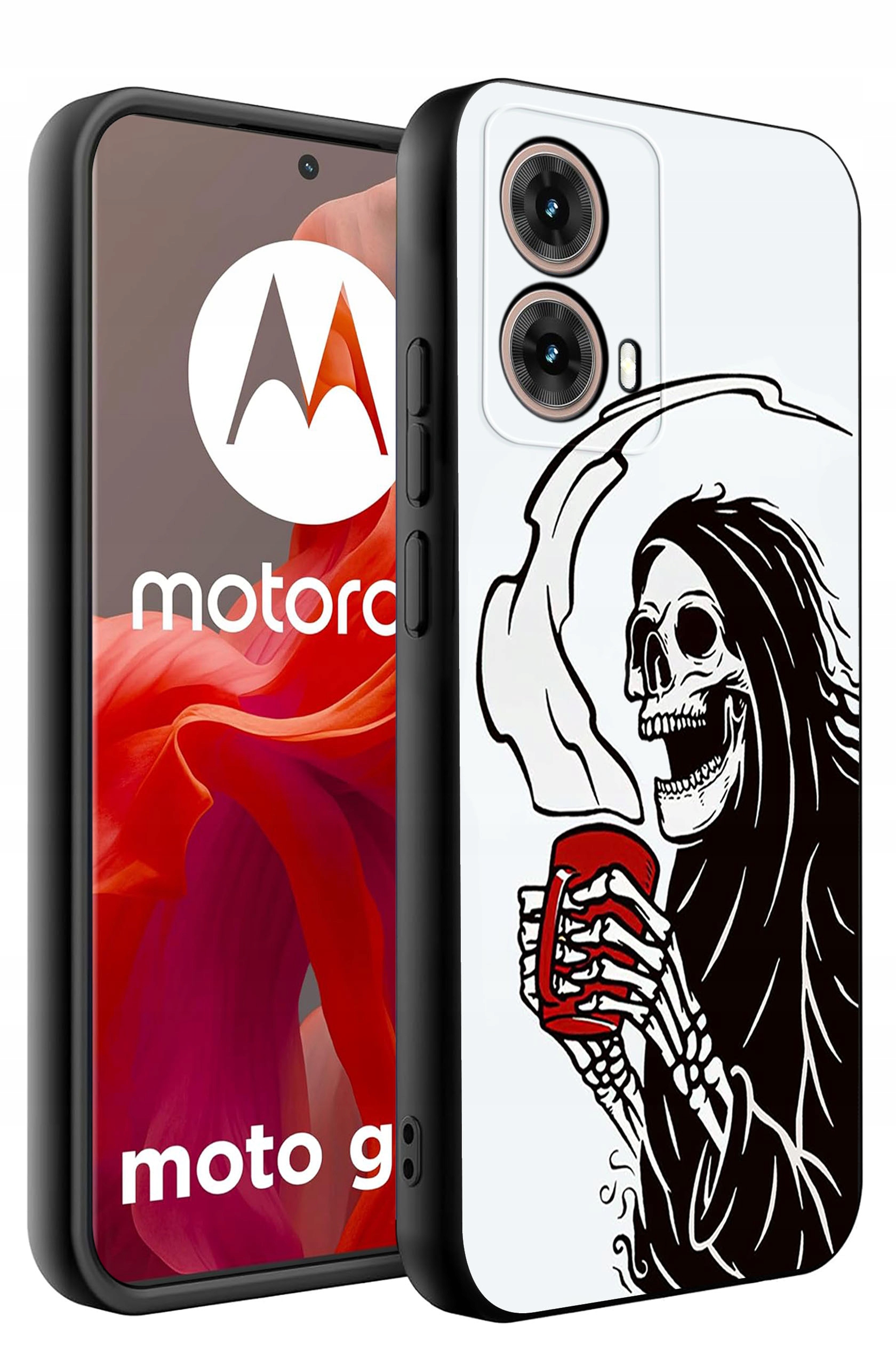 Etui do Motorola Moto G85 5G WZORY | SILIKONOWE MATT CASE – Ochrona i styl w jednym