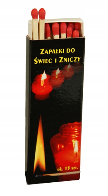Zapałki do świec i zniczy - WOŁOSZYN Kod producenta BX-S15