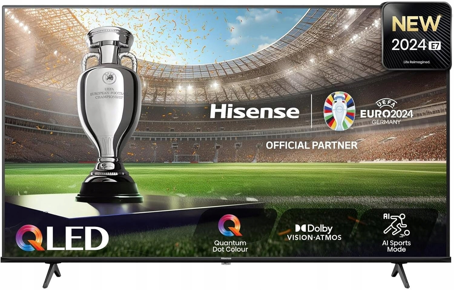 Telewizor QLED Hisense 58E77NQ – Doskonała jakość obrazu w Twoim domu