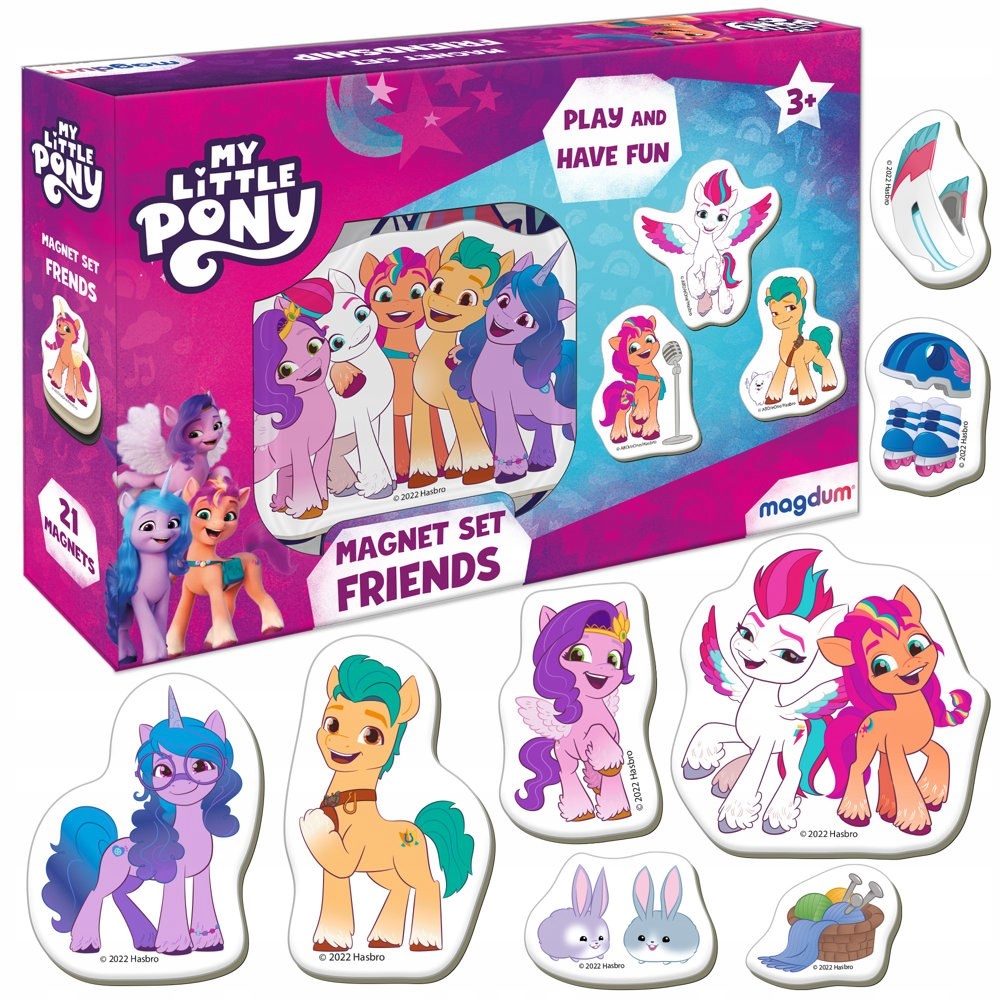 Zestaw Magnesów My Little Pony Przyjaciele ME5031-22 – Radość i kreatywność dla Twojego dziecka