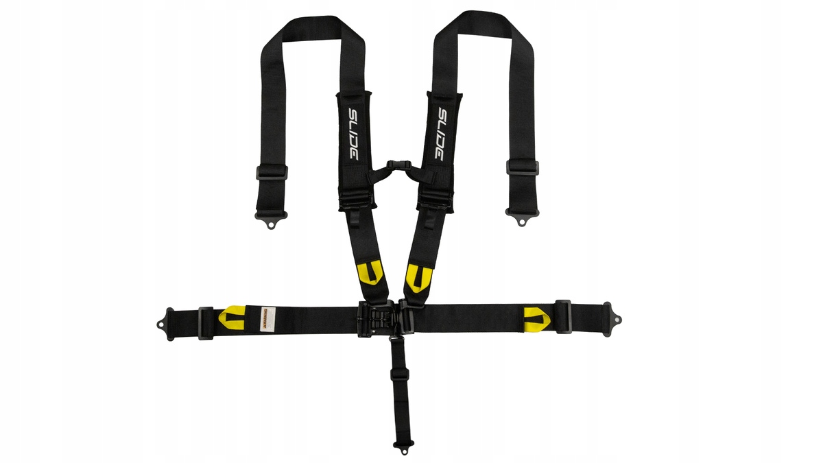 Pasy sportowe Slide V2 Czarne 5P 3