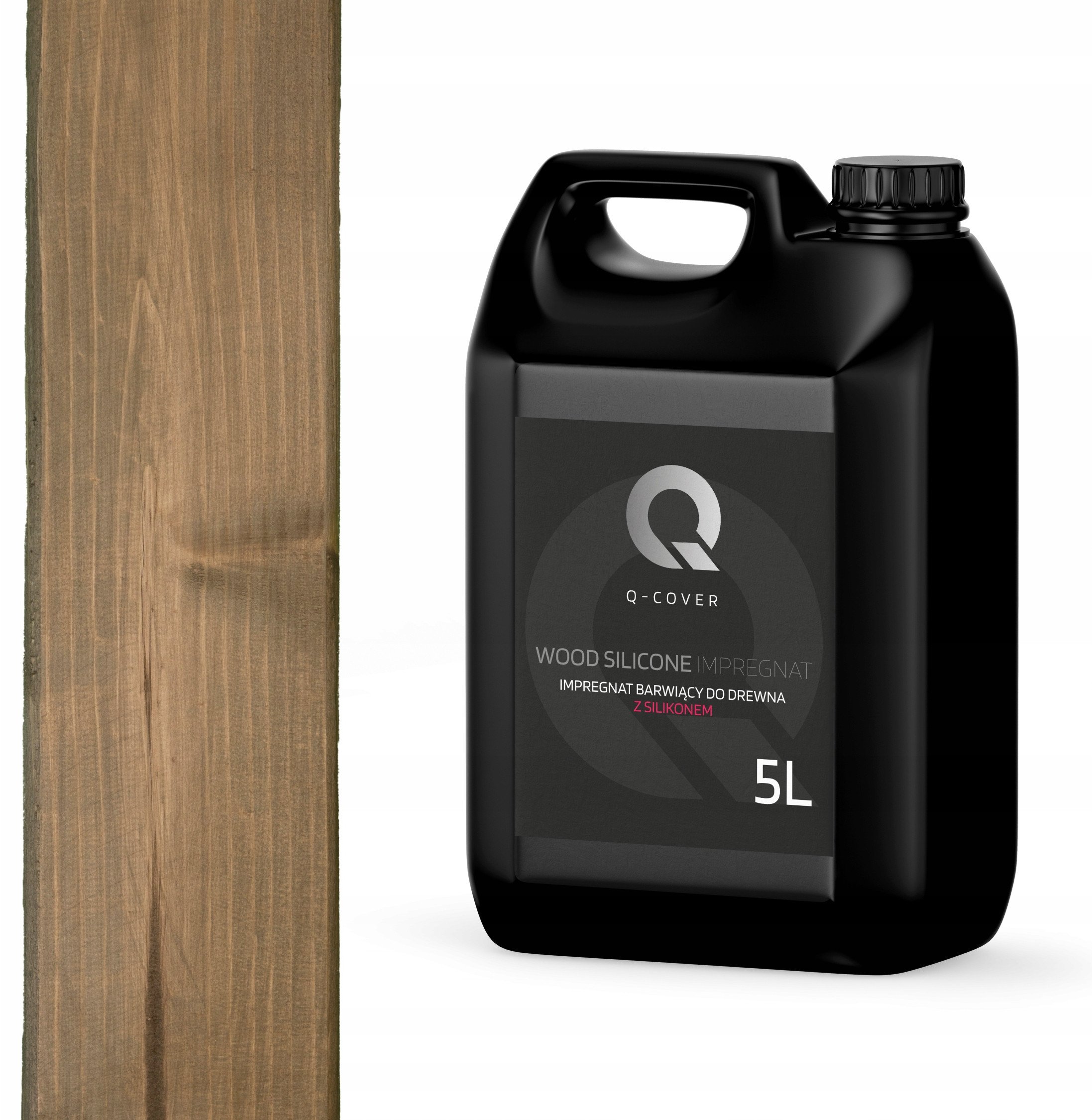 IMPREGNAT BARWIĄCY DO DREWNA Z SILIKONEM 2w1 BRĄZ ZŁAMANY W SZARY 7013 – Ochrona i estetyka drewna