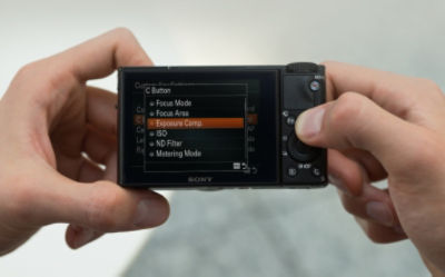 Assign personalized controls on the Sony DCS-RX100 III Cyber-shot digital camera