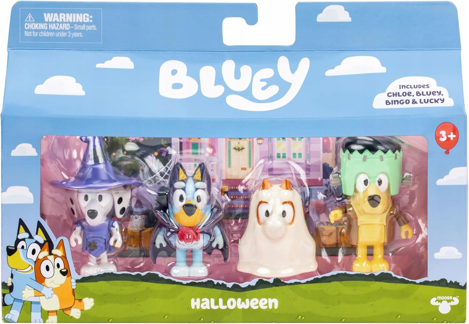 Figurka Bluey – Zestaw lalek na Halloween 4 szt.