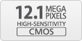 Matryca CMOS o rozdzielczości 12,1 MP