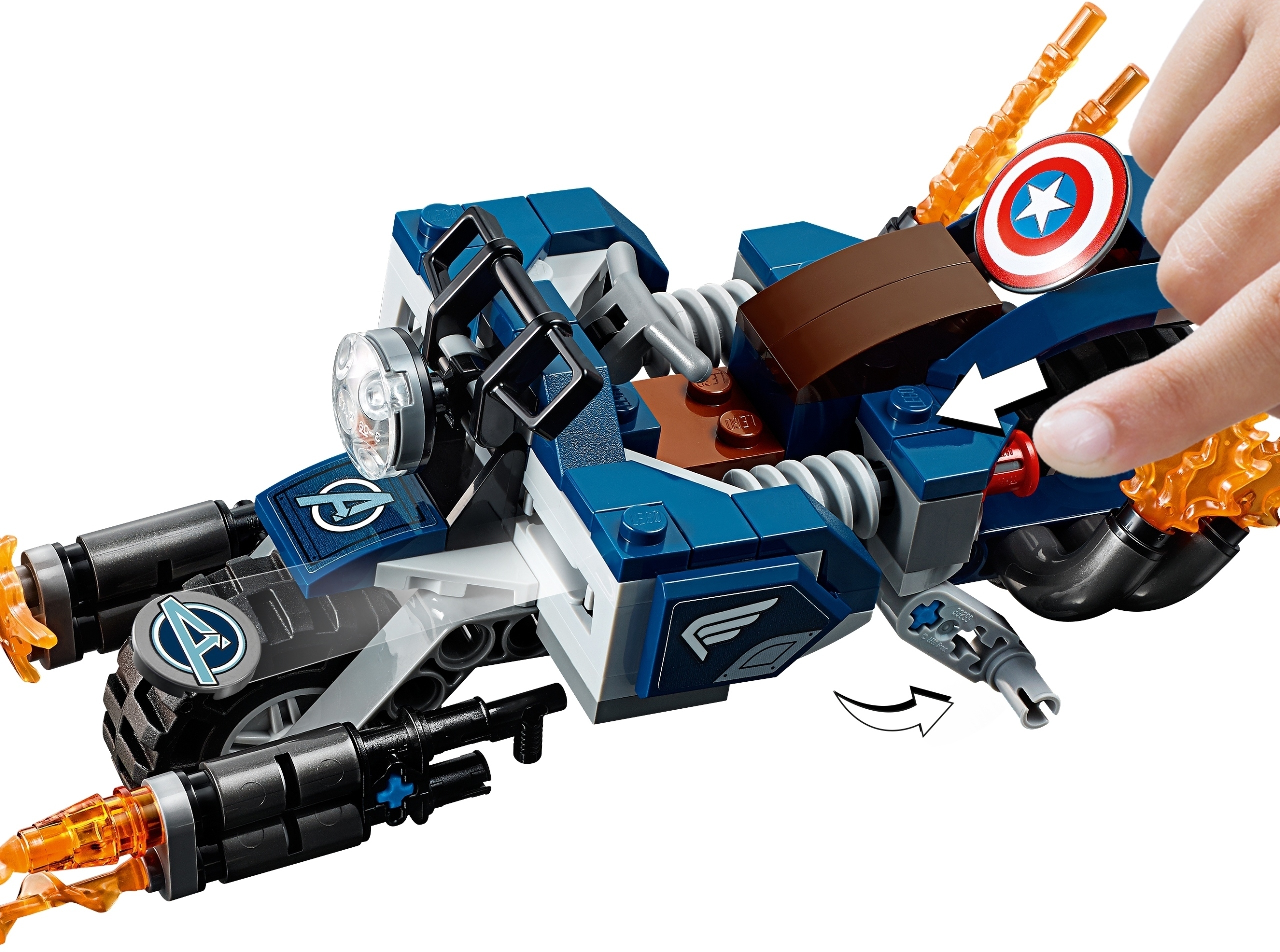 Zestaw LEGO Super Heroes – Pędź do walki z Outriderami