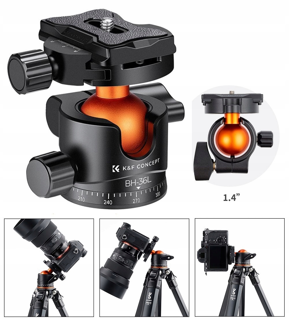 Wysoka nośność do 16 kg – Idealna do dużych aparatów i kamer