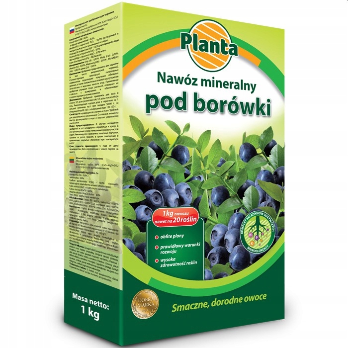 Nawóz do borówek zakwaszający 1 kg – Idealny wybór dla zdrowych roślin