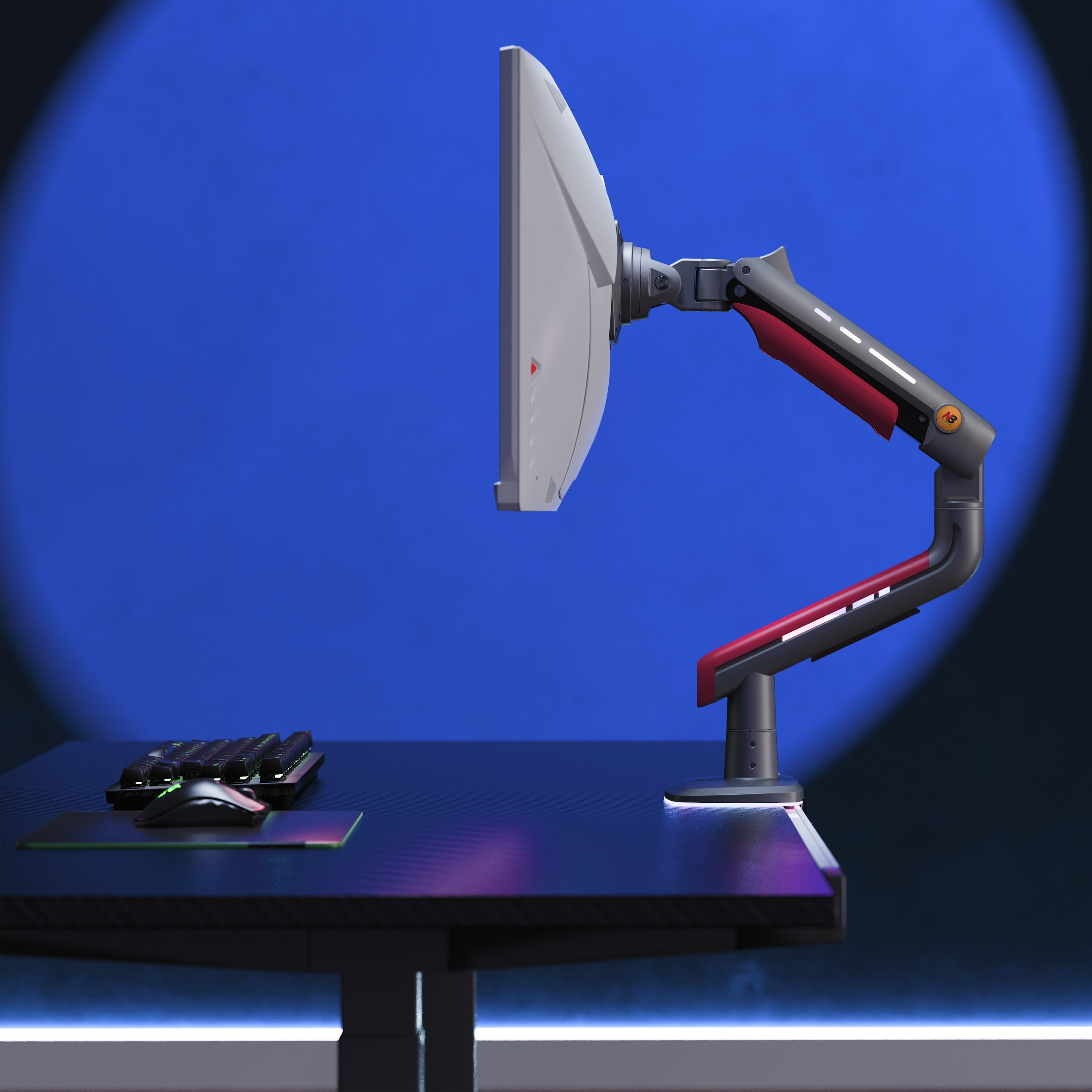 Niezawodna konstrukcja z podświetleniem RGB