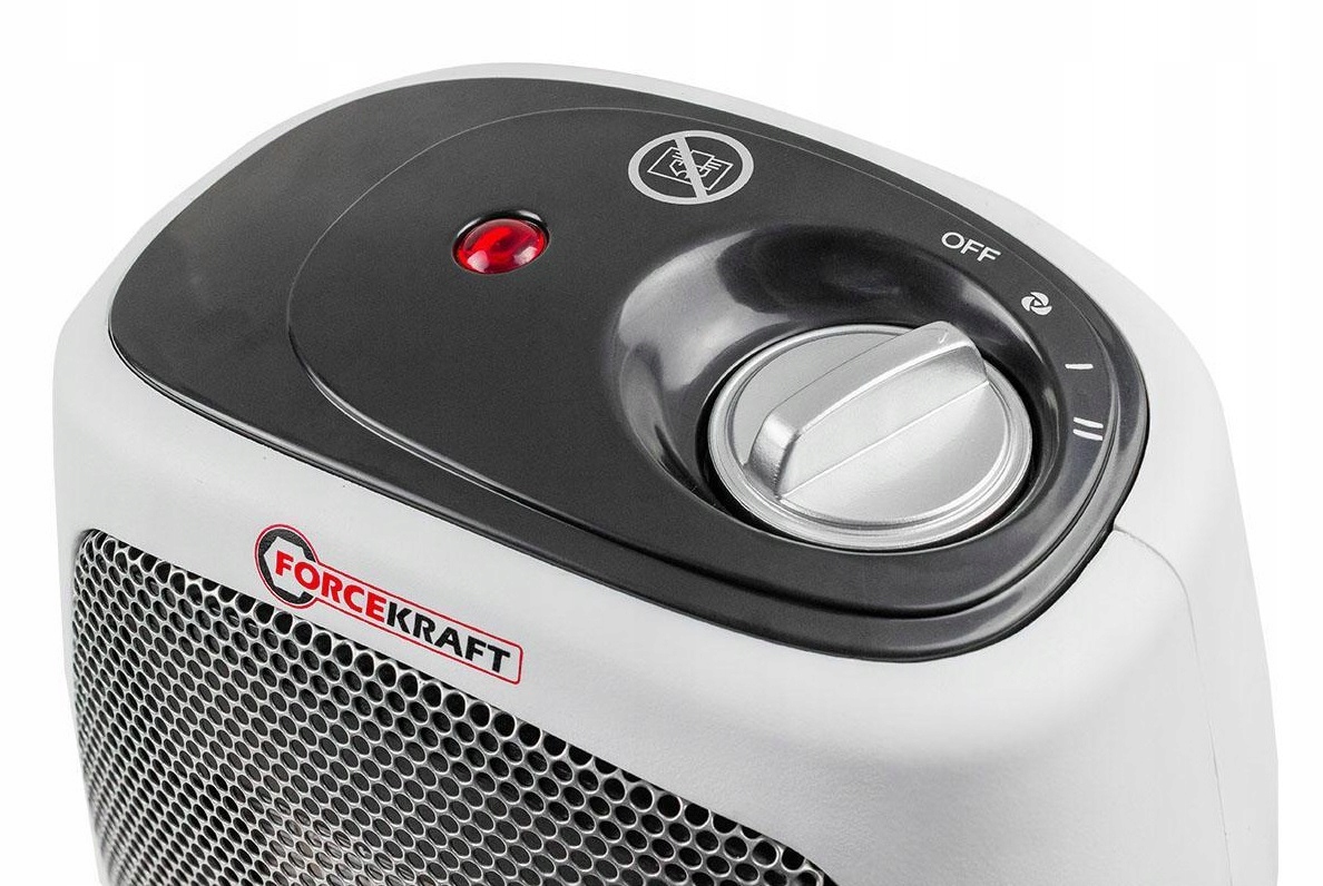 Szybkie nagrzewanie dzięki ceramicznemu elementowi grzejnemu