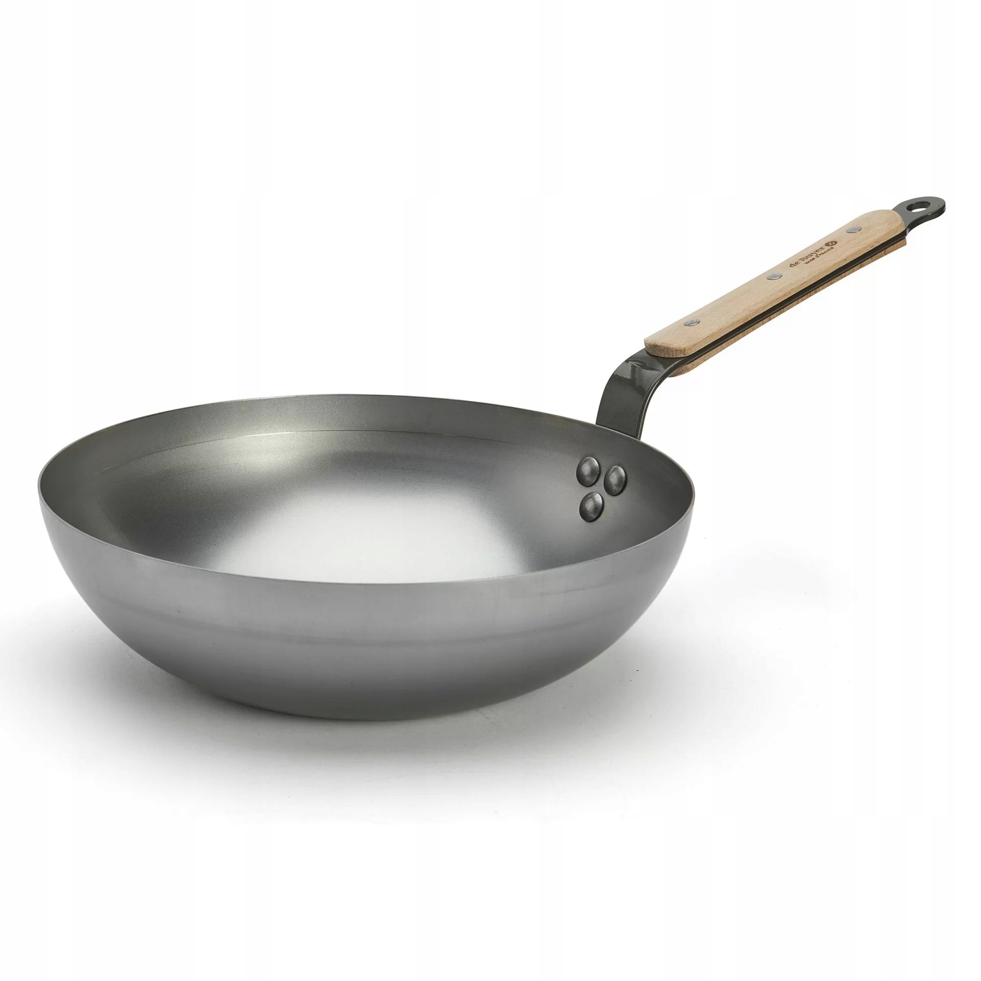Wok de Buyer MINERAL B BOIS 28 cm – Idealny do gotowania na każdej płycie