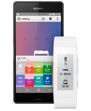 Opaska SmartBand Talk SWR30 firmy Sony z aplikacją Lifelog w systemie Android pozwala automatycznie śledzić sen.