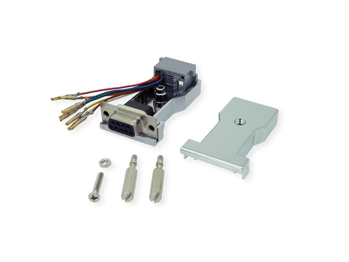 Wymiary i waga adaptera DB9-RJ45